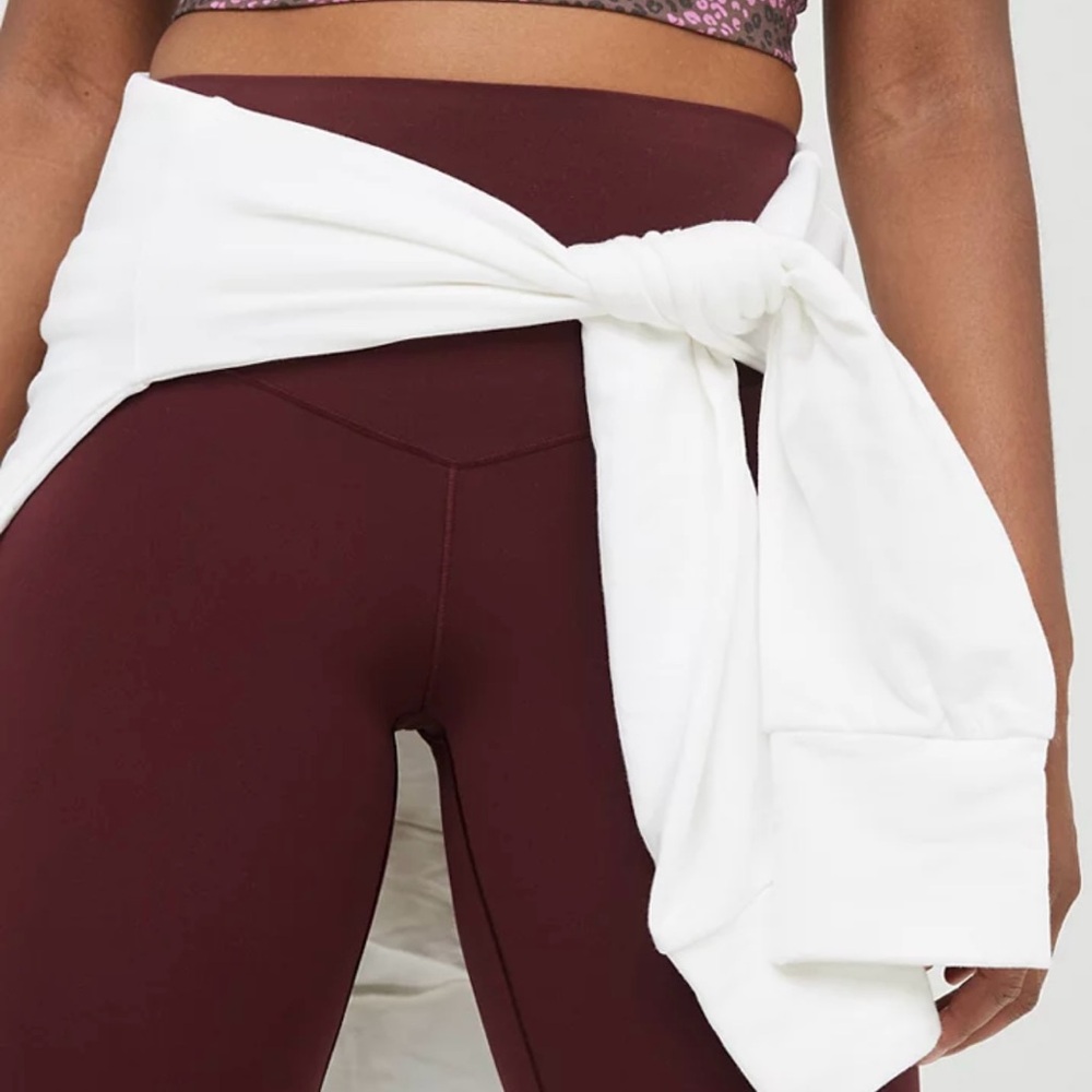 Aerie Offline Regular Rise Leggings in Royal Berry